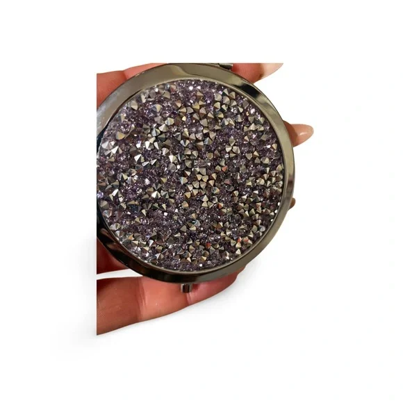 BUY NOW PICK 1 HOST SUPPORT Glitter Compact Mirror - Picture 3 of 5